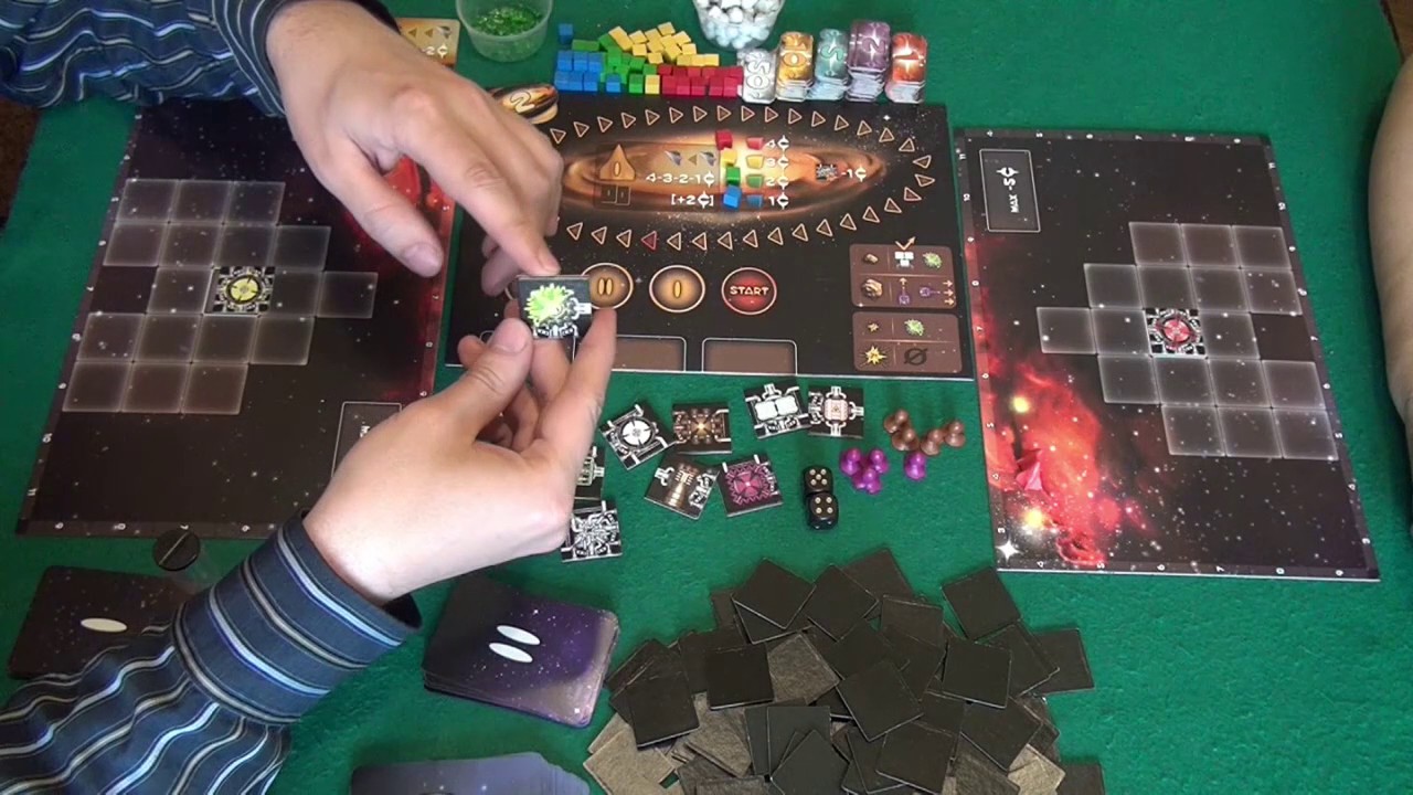 Космические дальнобойщики 1/2 часть - играем в настольную игру, Galaxy Trucker board game