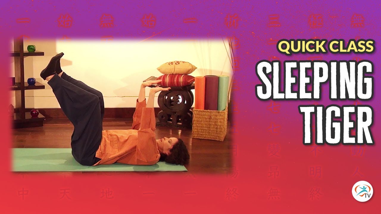 Sleeping Tiger Core Exercise | Body & Brain Yoga Quick Class