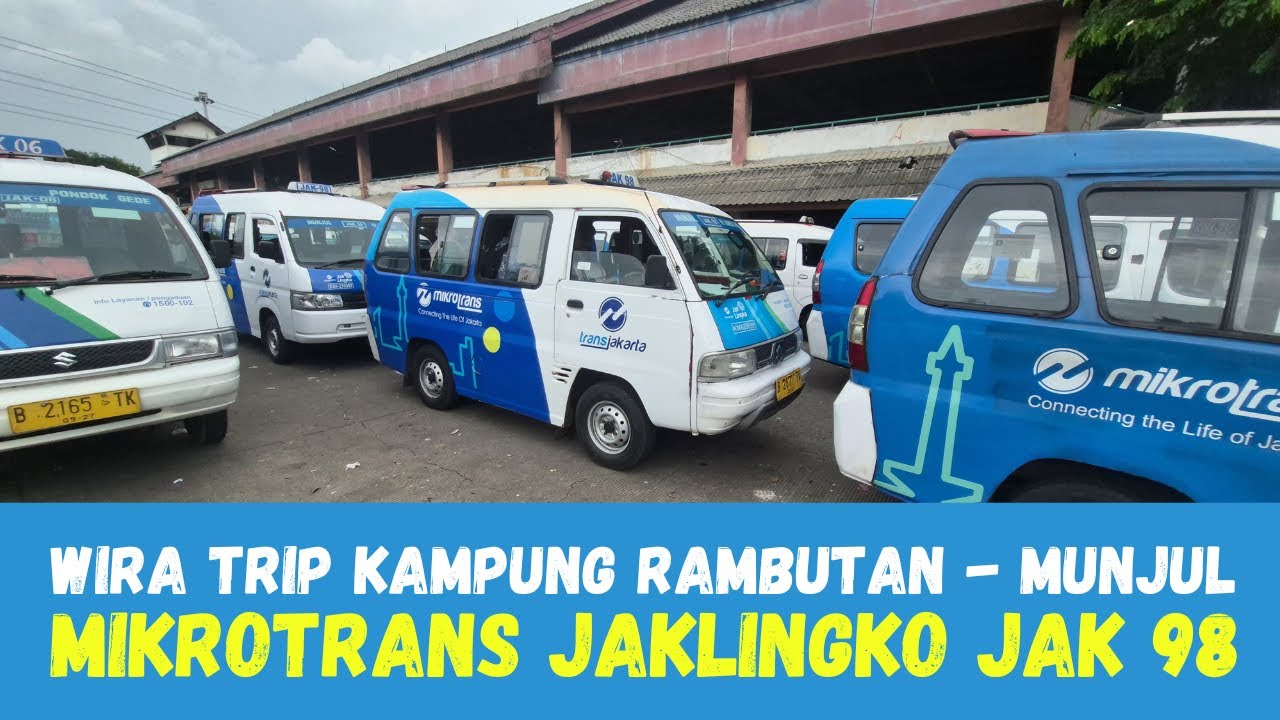 TRIP FULL Mikrotrans JAK 98 dari Terminal Kampung Rambutan ke Munjul Hanya 0 Rupiah