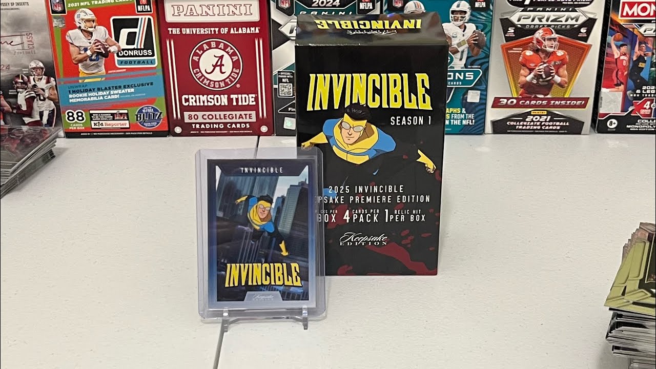 There are no base packs in these loaded invincible boxes!