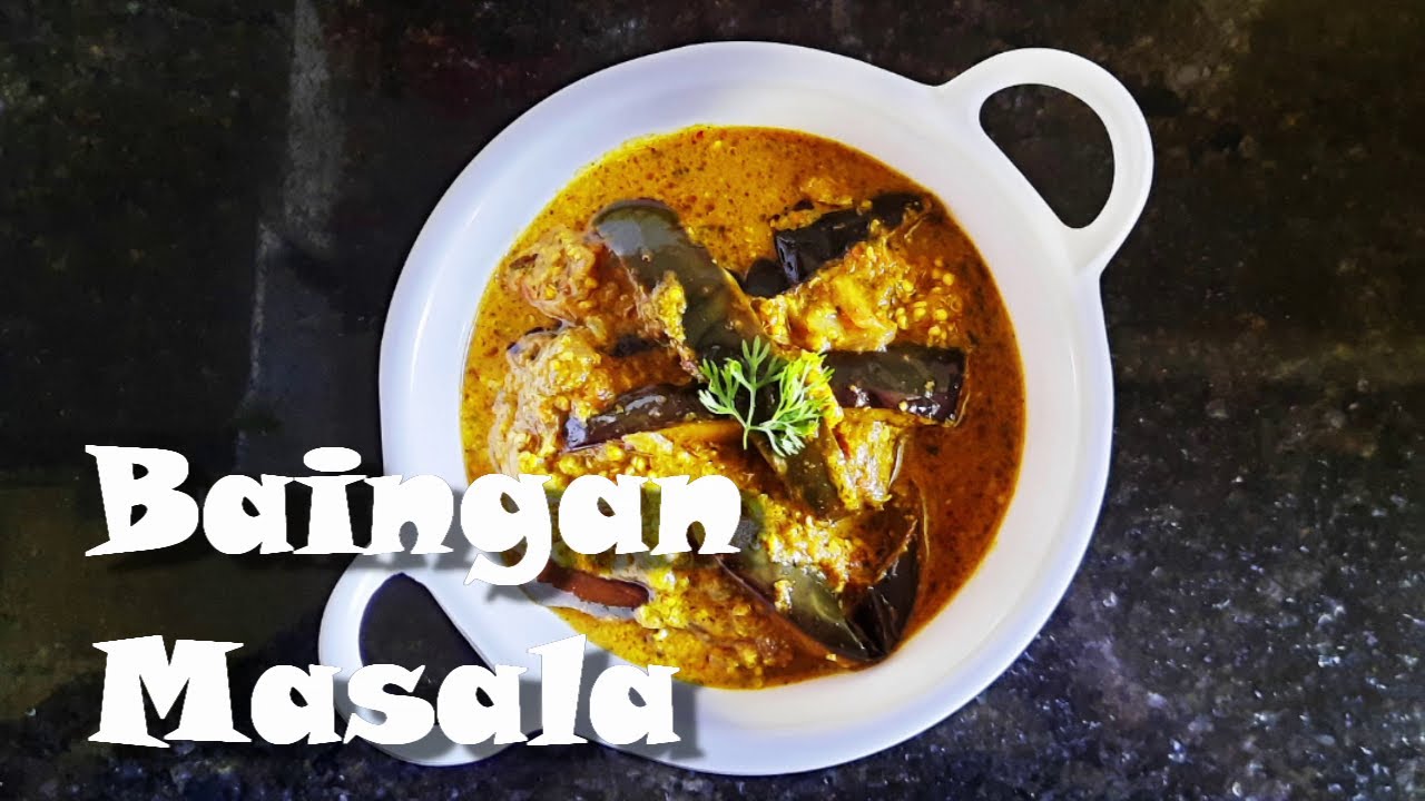 Baingan Masala | Brinjal Masala | American Eggplant Masala