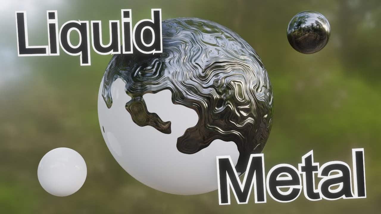 Liquid Metal Shader in Blender