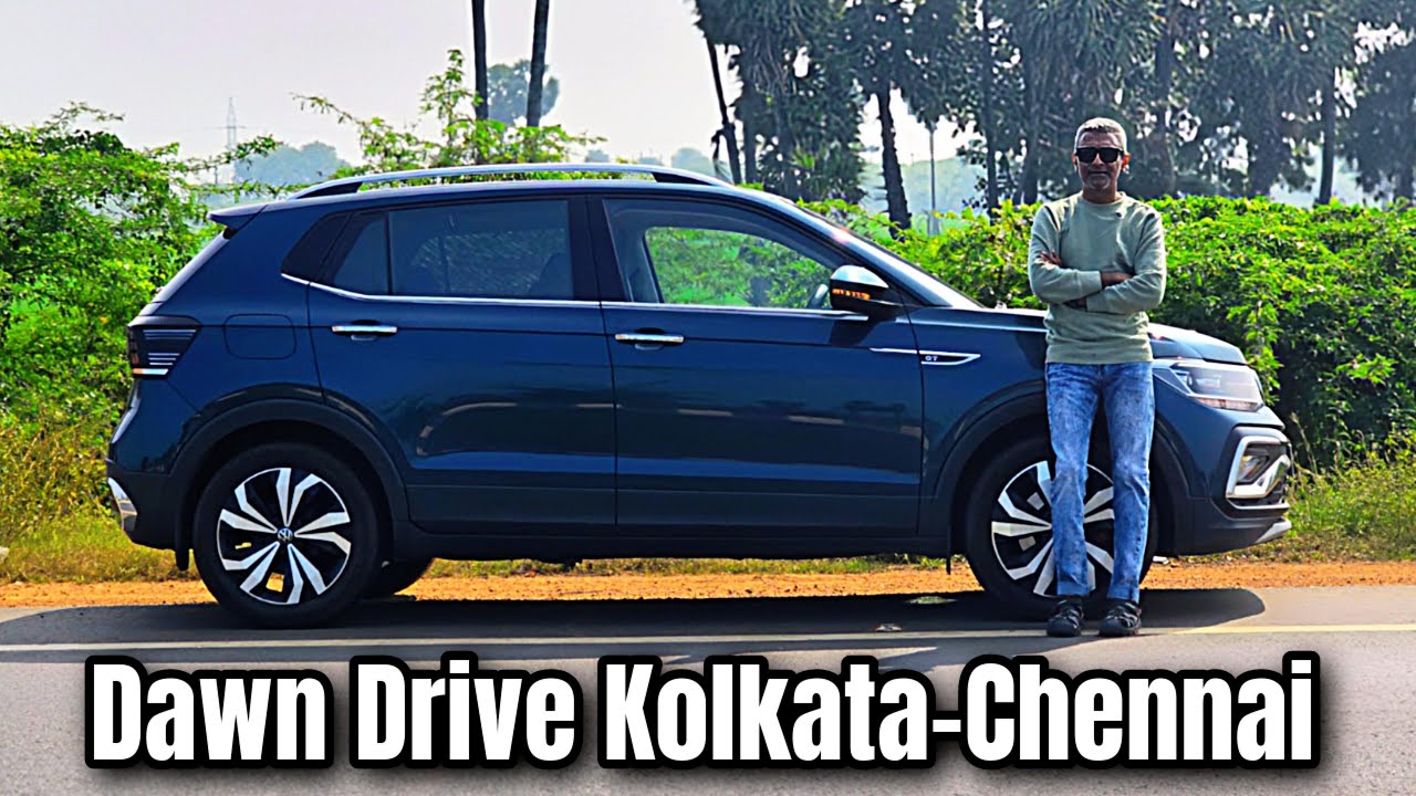 Early Dawn Highway Cruise from Kolkata to Chennai in Our VW Taigun GT