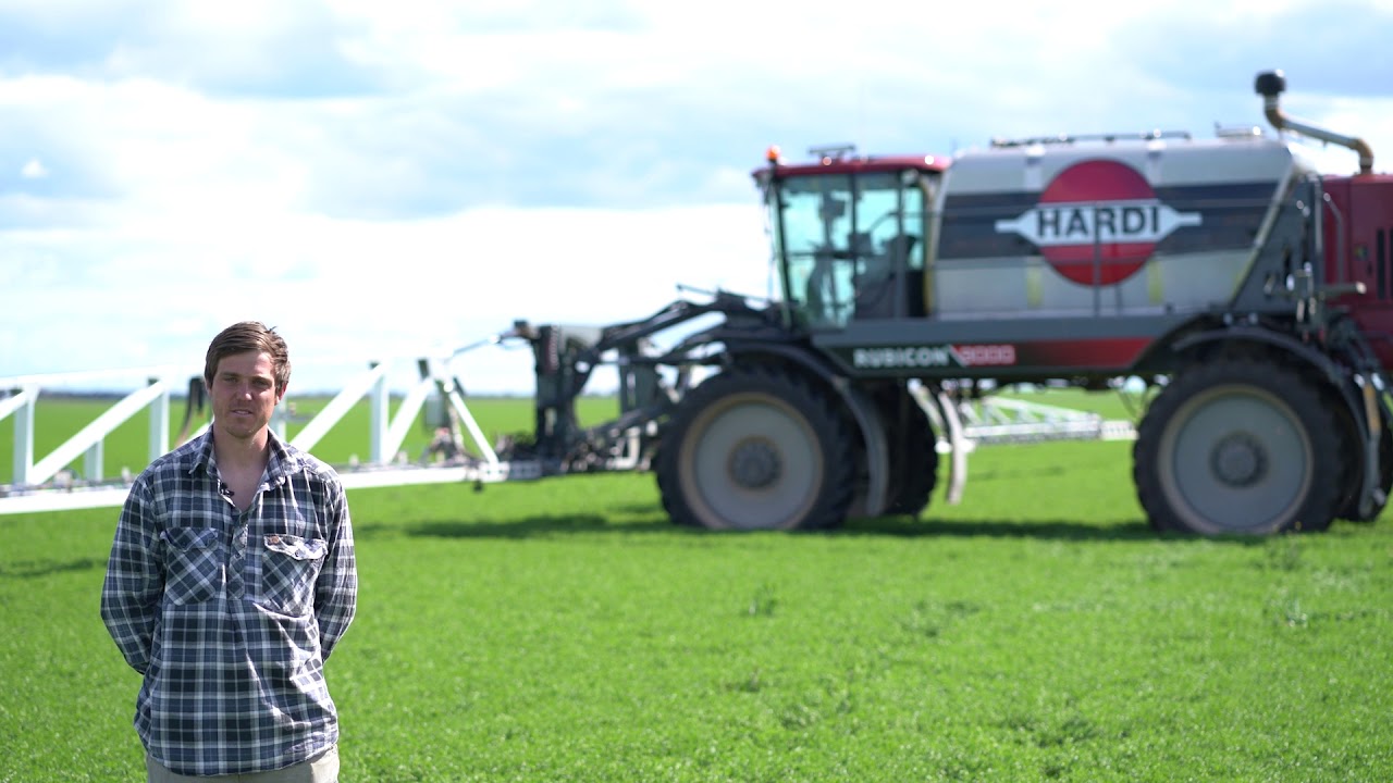 HARDI Rubicon Self-Propelled Sprayer with H-Select Nozzle Technology