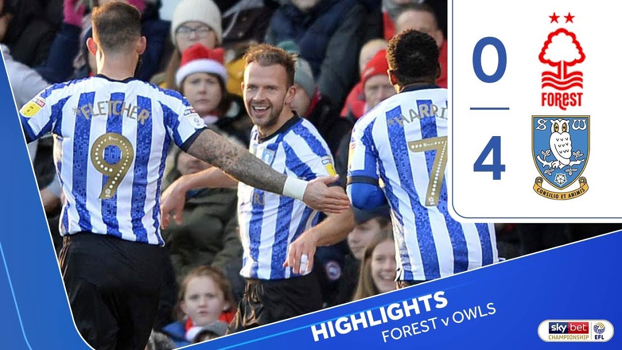 Nottingham Forest 0 Sheffield Wednesday 4 | Extended highlights | 2019/20