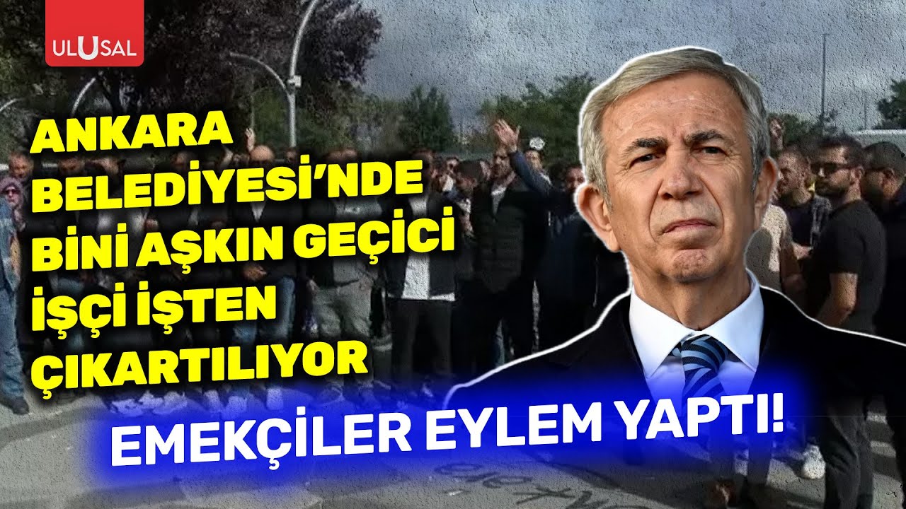 Ankara Büyükşehir Belediyesi'nde geçici işçiler işten çıkartılıyor! Emekçiler açıklama yaptı