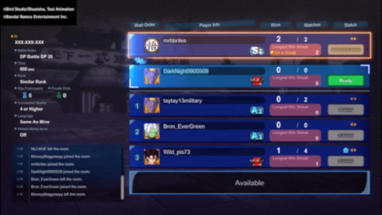 Dragon ball Sparking Zero online Death match