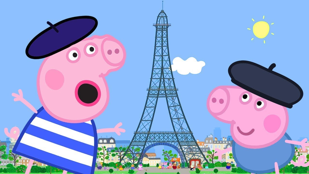 Peppa Pig Goes to Paris 🐷🇫🇷 Peppa Pig Official Family Kids Cartoons