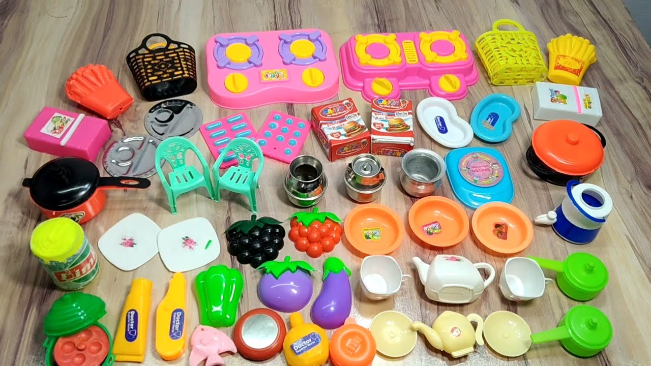 7:55​ Minutes Satisfying with Unboxing Hello Kitty Miniature Kitchen Set | Toy Kitchen Set Unboxing