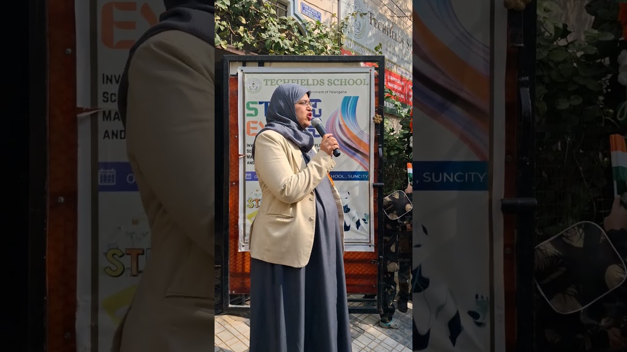 Flag Hoisting at Techfields School | Republic Day 2026 🇮🇳