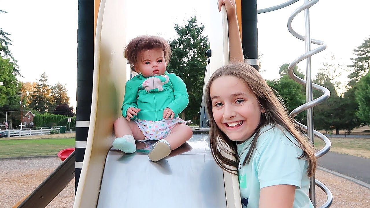Reborn Babies Shiloh and Toddler Kennedy Go to the Park | The Patsy Family