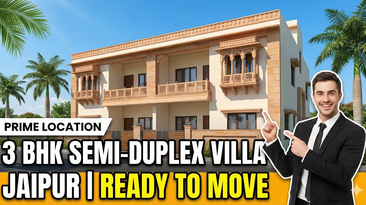 ✨ 3 BHK Semi Duplex Villas | Ready To Move | Jaipur ✨Luxurious Lifestyle | call 8005799694