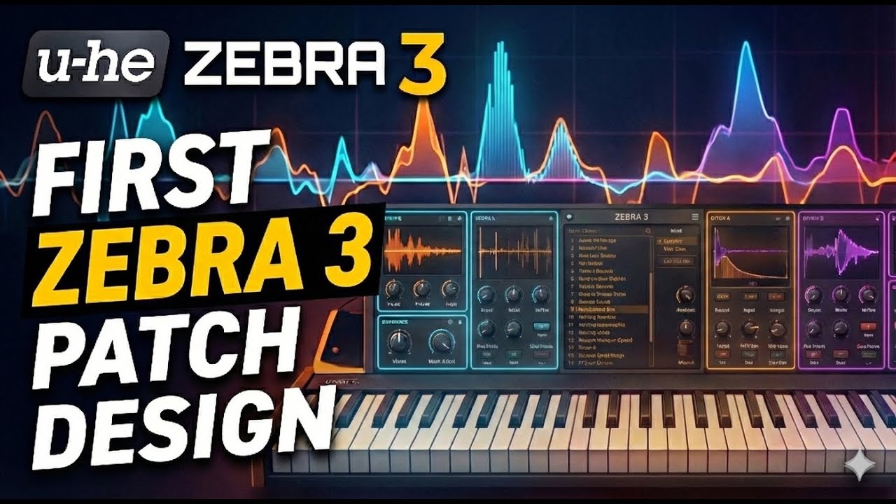 Exploring u-he Zebra 3: Designing My First Patch from Scratch