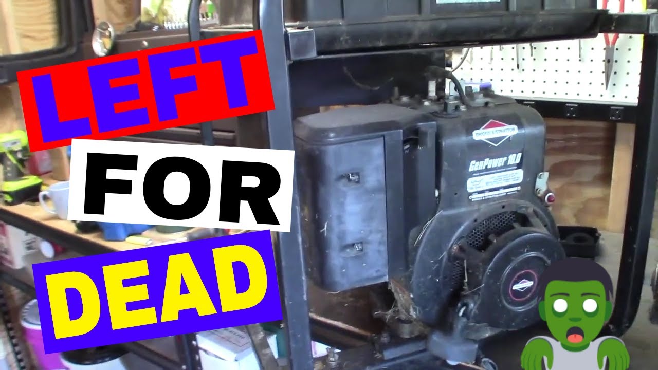Briggs & Stratton GenPower 10 HP Left for Dead - Will it Run? - Part 1