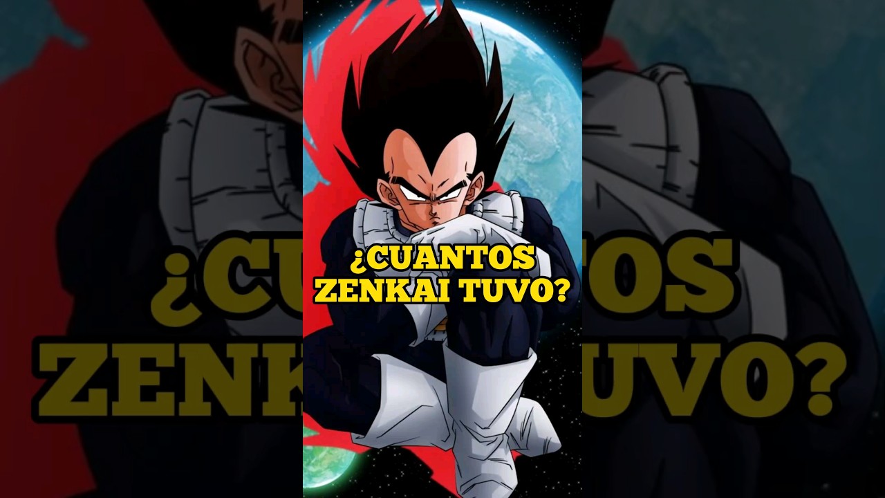 &iquest;CU&Aacute;NTOS ZENKAI TUVO VEGETA? | DRAGON BALL Z #dragonballz #dbz #anime