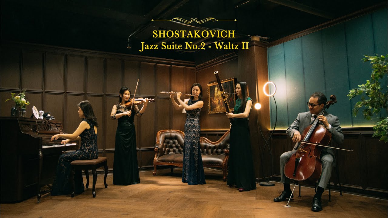 D.Shostakovich - Waltz No.2 쇼스타코비치 재즈 모음곡 2번-왈츠 | music by Beautiful Day (뷰데이)