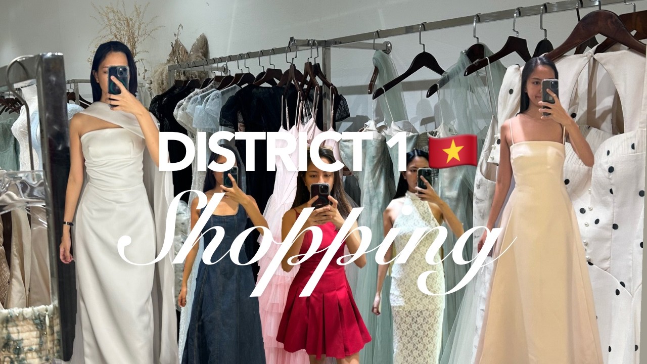 Shopping in District 1, Ho Chi Minh 🇻🇳 | Vietnam’s Shopping Paradise!