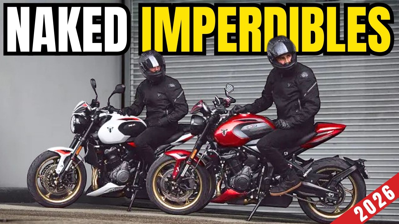 5 MOTOS NAKED que TODO MOTERO DEBERÍA PROBAR en 2026
