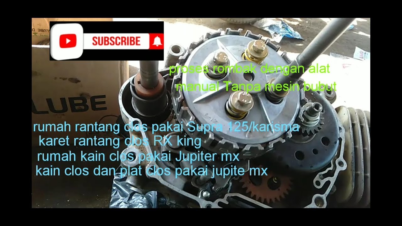 Cara rombak kopling Vega ZR menggunakan rummah kolping Supra 125...!! #wijayachannel