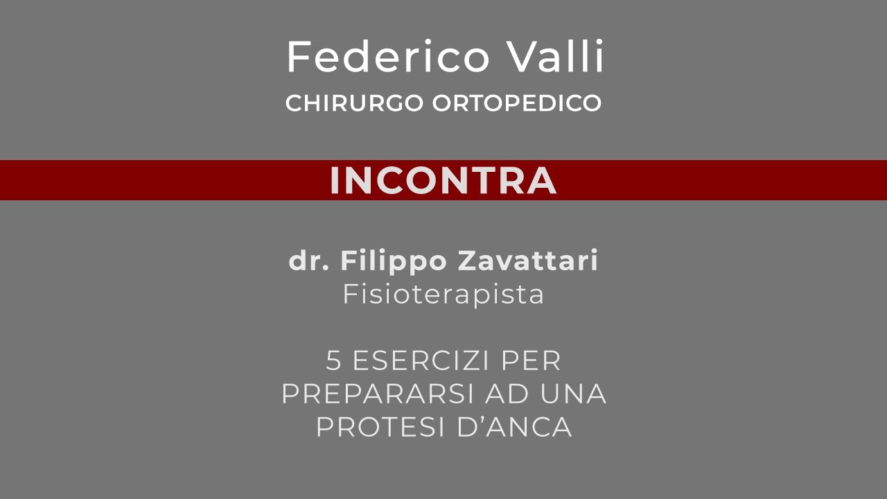 5 esercizi per prepararsi ad una protesi d'anca