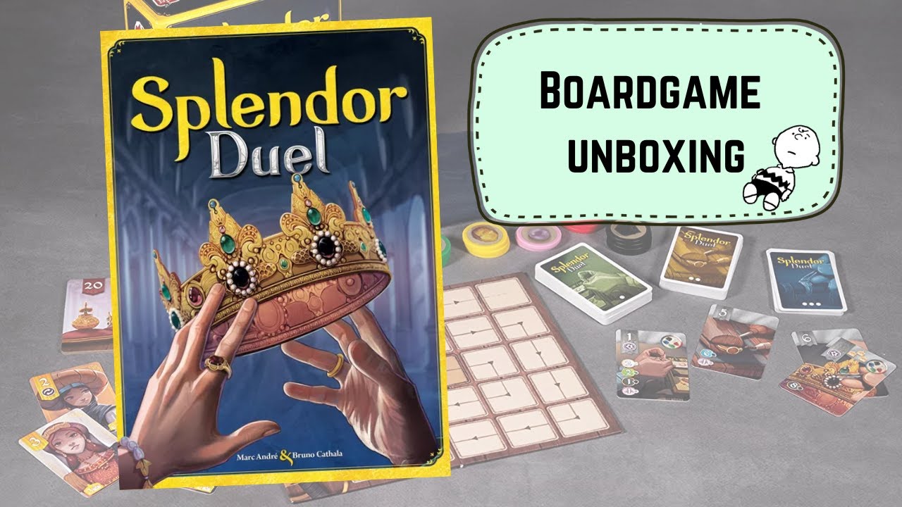 桌遊開箱#6 - Splendor Duel 璀璨寶石：對決 (Boardgame unboxing)