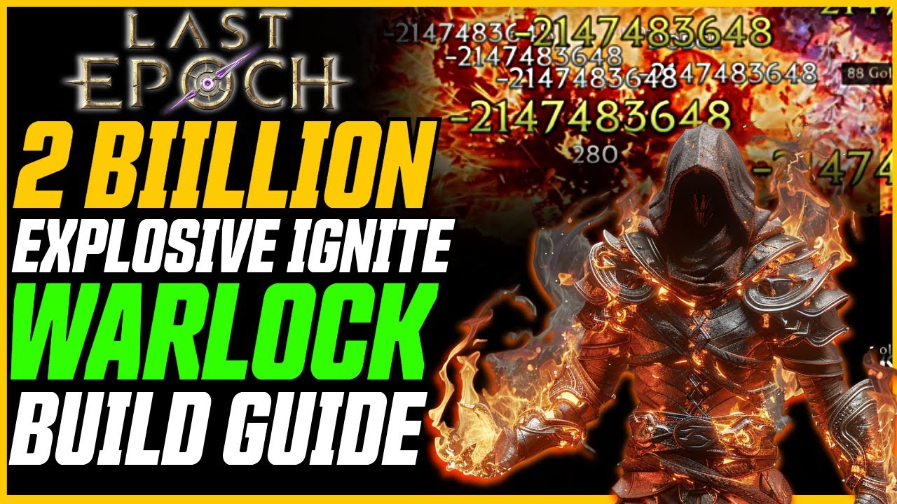 2 BILLION 1-SHOT WARLOCK! Explosive Ignite Shade // Last Epoch Build Guide (400+ Corruption)