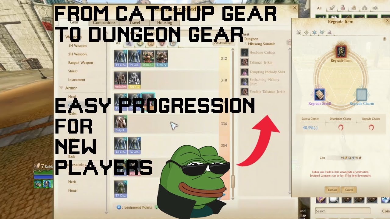 Archeage Classic | Dungeon gear for new players (Custom Content) + Soloing GHA