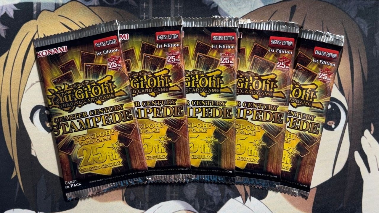 Открываю пять бустерных наборов Yu-Gi-Oh! Rarity Collection Quarter Century Stampede!