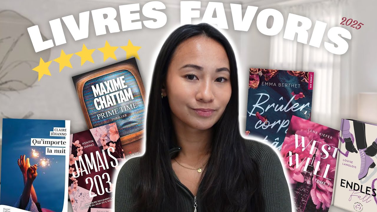 LES LIVRES À LIRE EN 2026 (top 10 de mes lectures 2025) 📚🌟