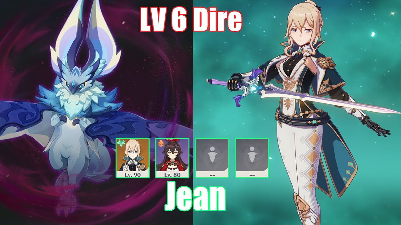 Stygian Onslaught Lv 6 Dire Jean | Luna III 6.2 | Genshin Impact
