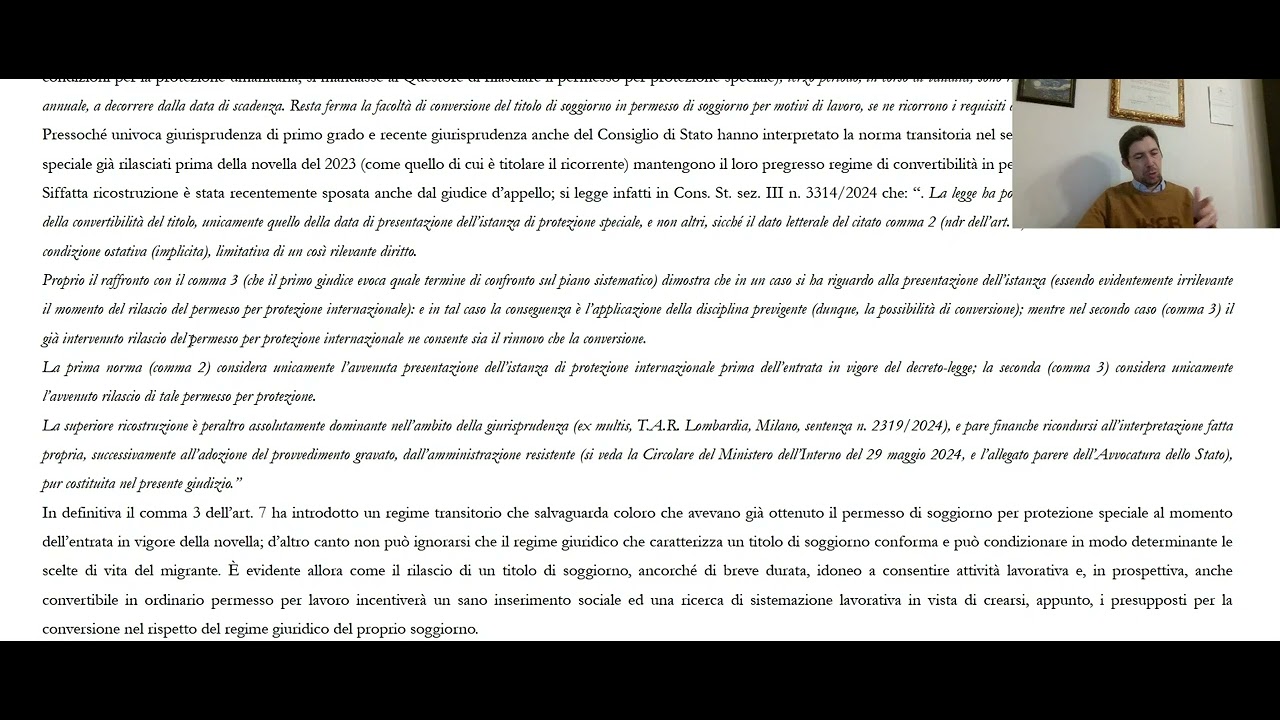 Conversione permesso protezione speciale in permesso lavoro – le novità