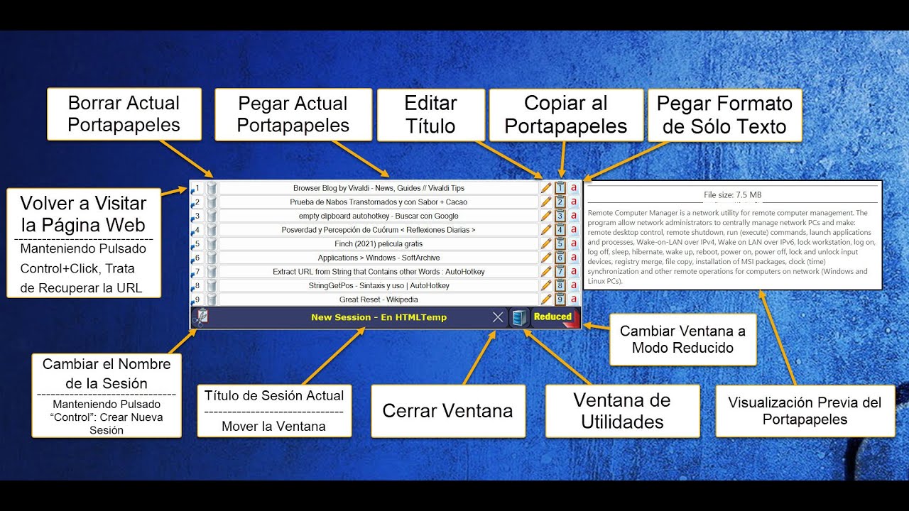 Clipboard Preview - &iexcl;&iexcl;&iexcl;Portapapeles Gratis!!! (Especial Estudiantes e Investigaci&oacute;n)