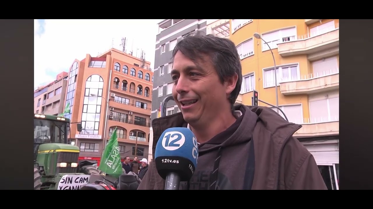 Tractorada 29 de enero de 2026 en Alicante - 12TV
