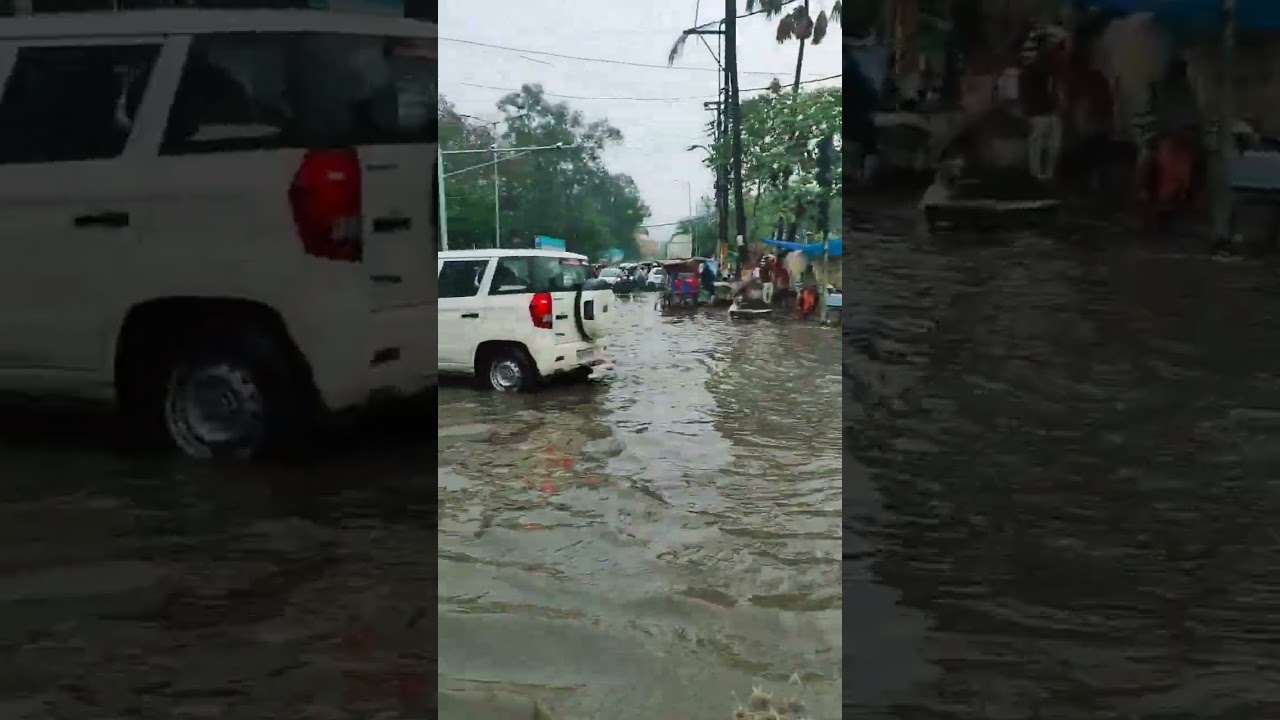 Monsoon's First Spell created water logging in Bihar capital | #shorts #bihar
