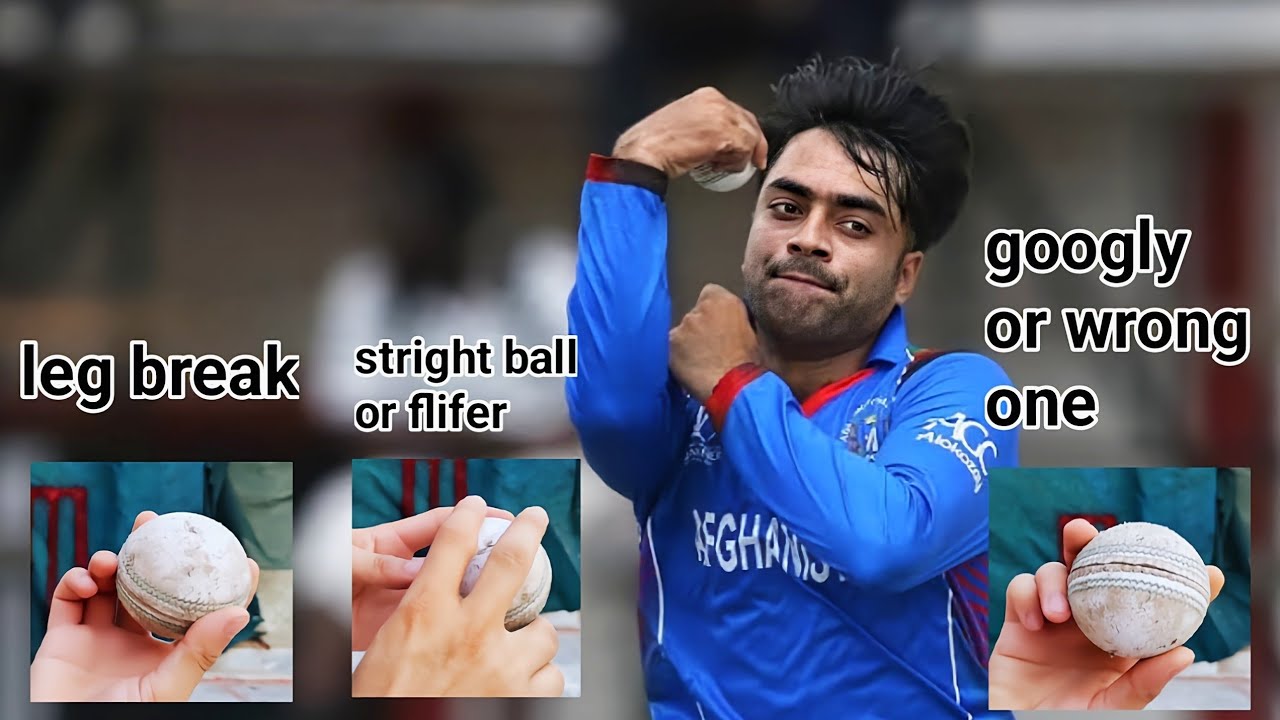 rashid khan bowling tips/ all variation leg spin,googly,flipper how to do it easy