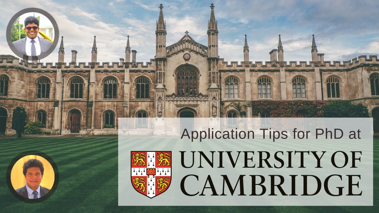 Application Tips for PhD at Cambridge University in Sinhala | 2021