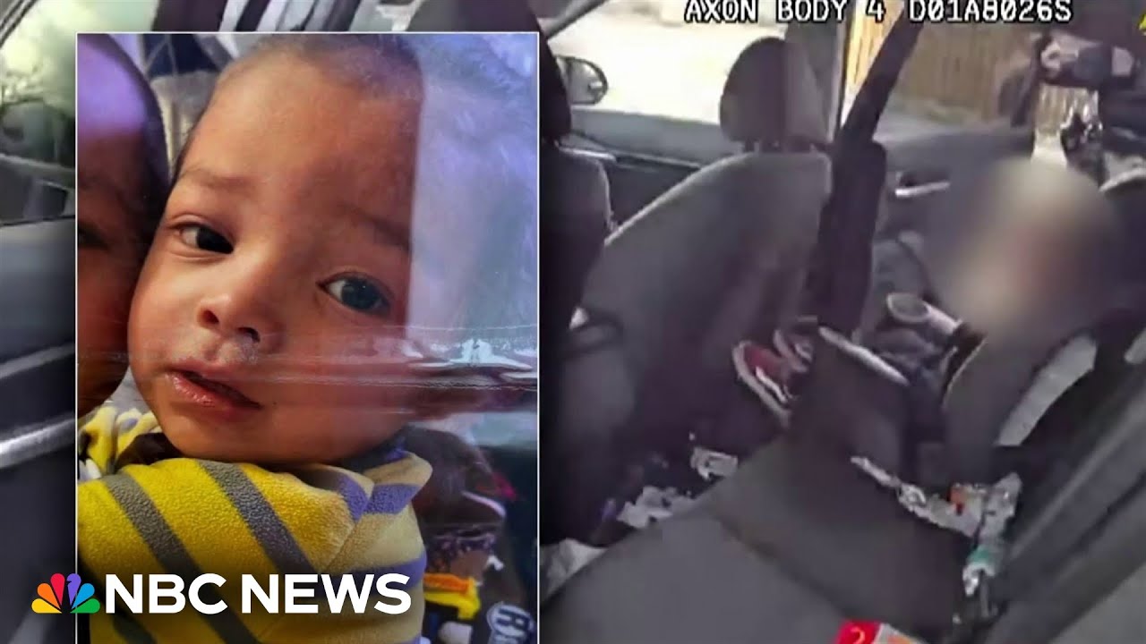 Police body camera video shows officers rescuing 2-year-old boy from stolen car