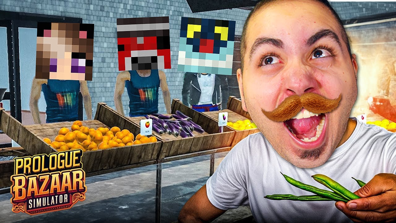 VENDO FRUTTA e VERDURA al MERCATO con I MIEI AMICI!