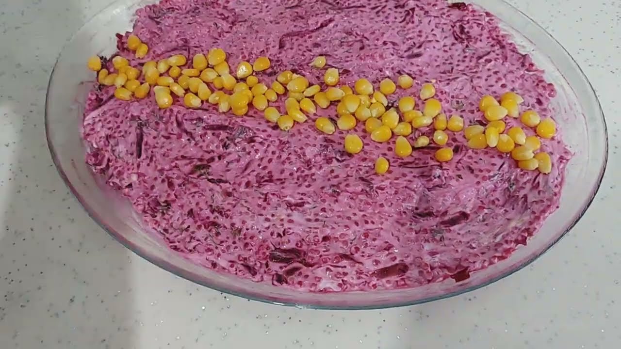 Bu salata sadece on dakika da bitti!!!! Tadı da görüntüsüde çok güzel....