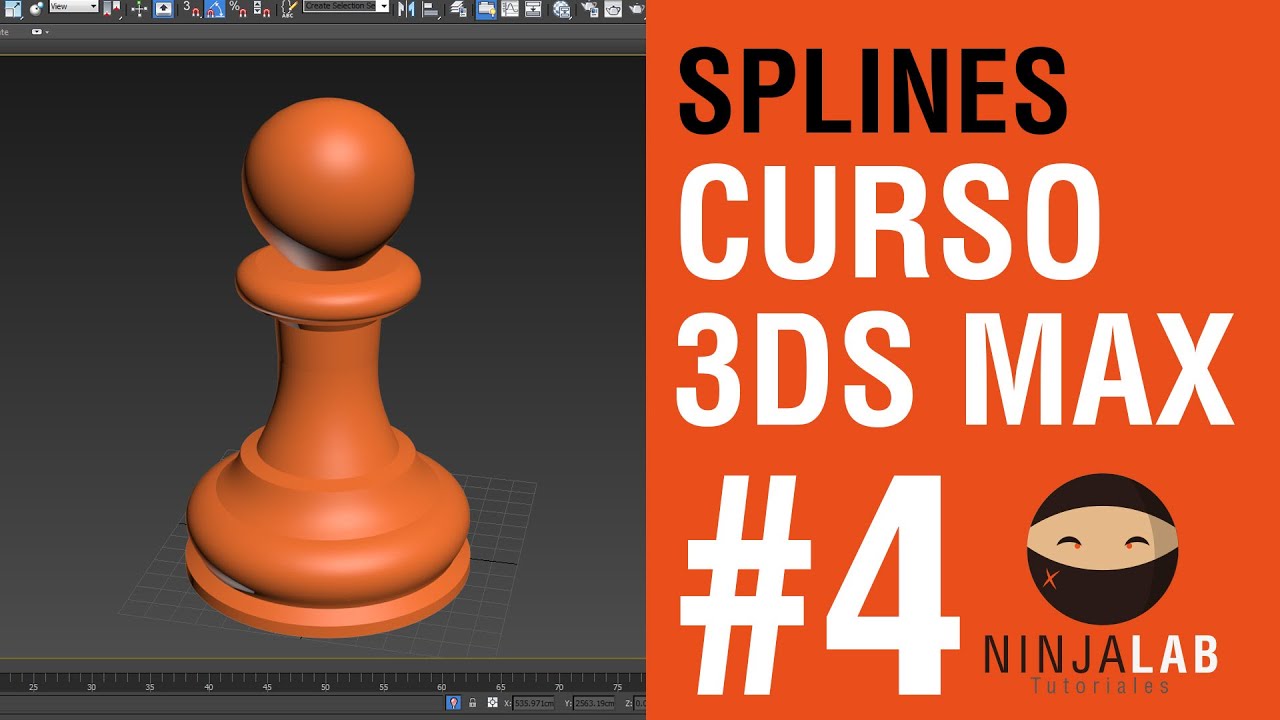 SPLINES PRINCIPIANTES 3DS MAX / PARTE #4