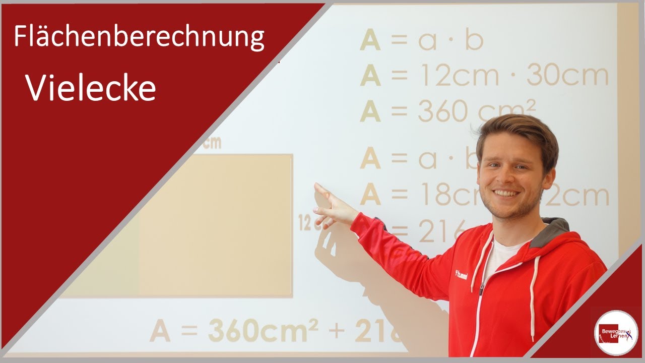 FLÄCHENBERECHNUNG: zusammengesetzte Figuren