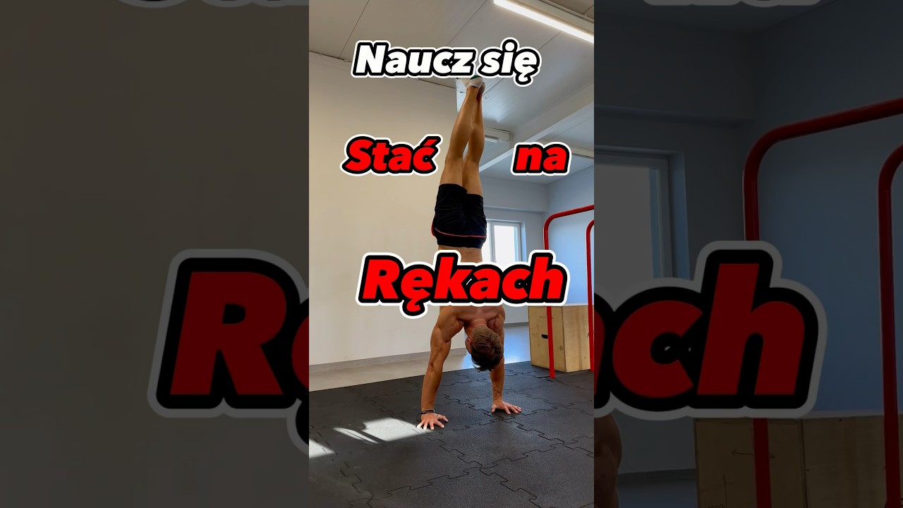 Naucz się stać na rękach! #kalistenika #calisthenics #streetworkout #handstandtutorial