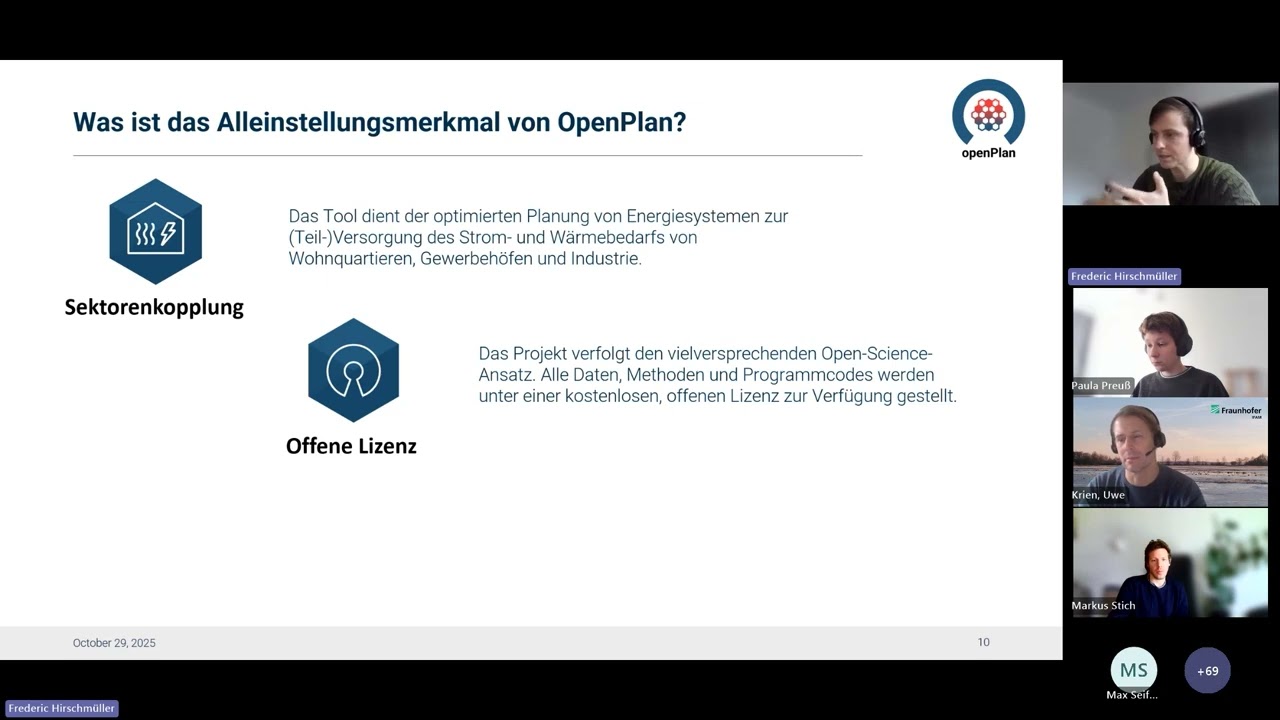 Vorstellung des OpenPlan Projekts