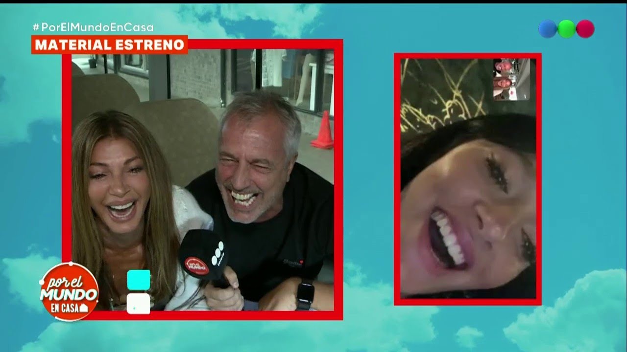 Marley interrumpió el festejo romántico de Oriana Sabatini y Paulo Dybala - Por el mundo en casa