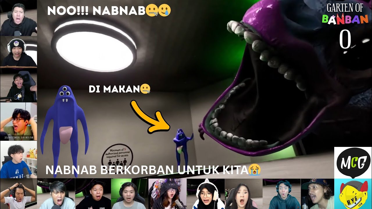 TIDAKK!! NABNAB I MOMENT PENGORBANAN NABNAB 😭 I GARDEN OF BANBAN 0