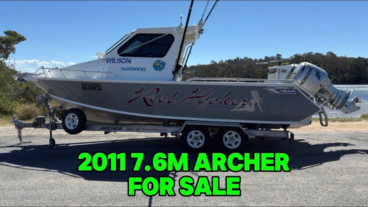 For Sale 2011 7.6m Plate Alloy Archer Boat
