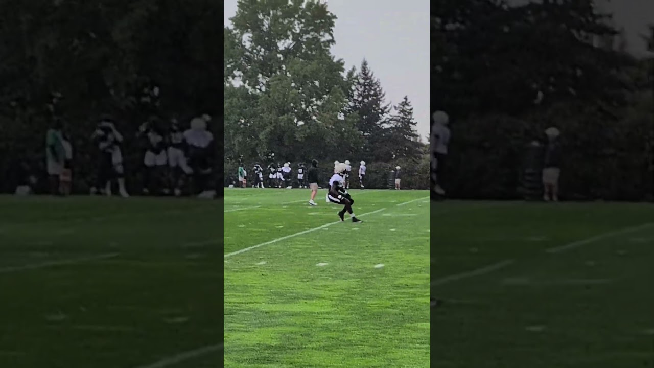 FOOTBALL WEATHER: Penn State not shying away from the rain at open practice.