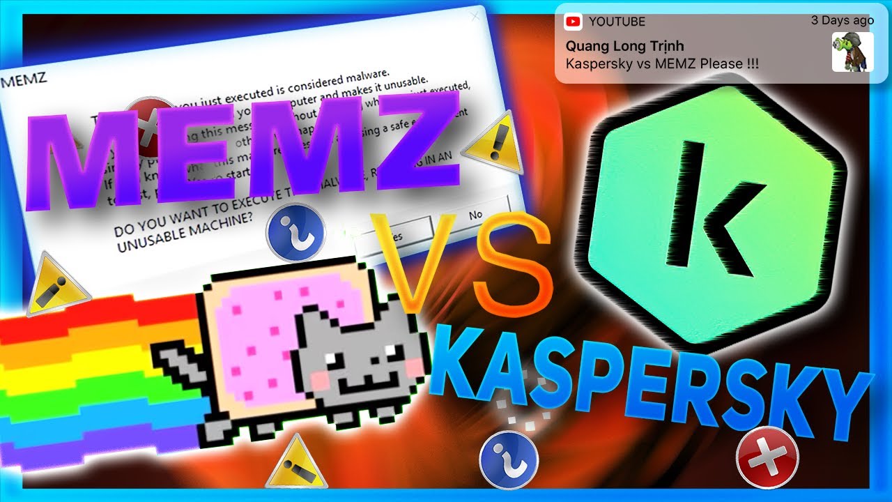 Kaspersky Antivirus VS MEMZ Virus!
