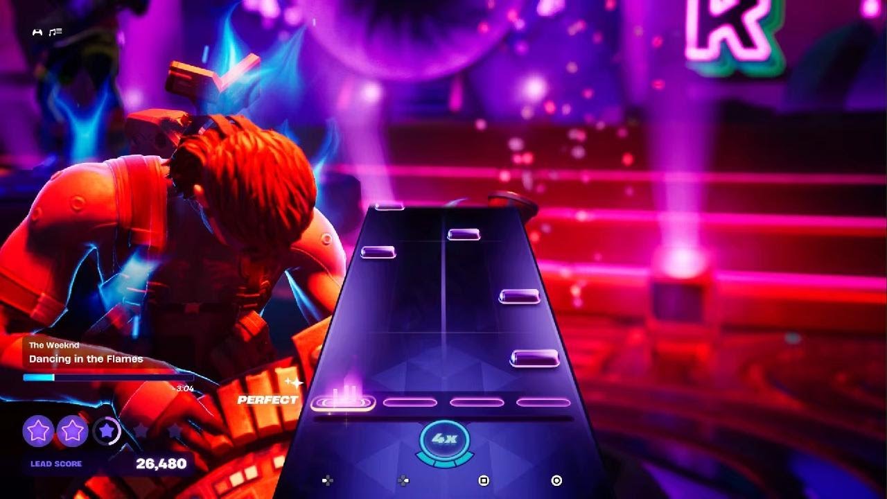 Fortnite Festival - The Weeknd - Dancing In the Flames (Hard Lead Difficulty)