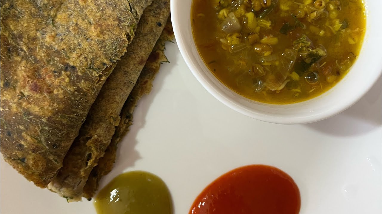Soya saag paratha recipe || Dil lives Paratha ||  healthy and delicious ||￼